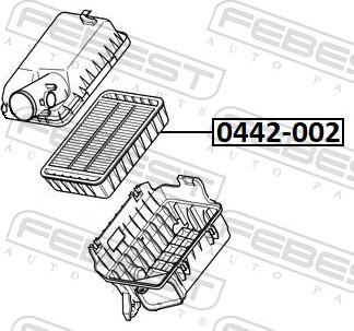 Febest 0442-002 - Filter za zrak www.molydon.hr