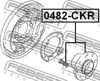 Febest 0482-CKR - Glavčina kotača www.molydon.hr