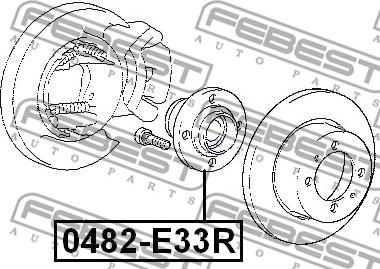 Febest 0482-E33R - Glavčina kotača www.molydon.hr