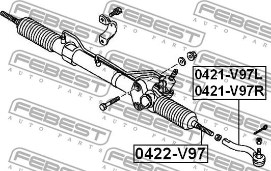 Febest 0422-V97 - Aksijalni zglob, poprecna spona www.molydon.hr