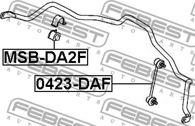 Febest 0423-DAF - Šipka/spona, stabilizator www.molydon.hr