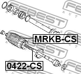 Febest 0422-CS - Aksijalni zglob, poprecna spona www.molydon.hr