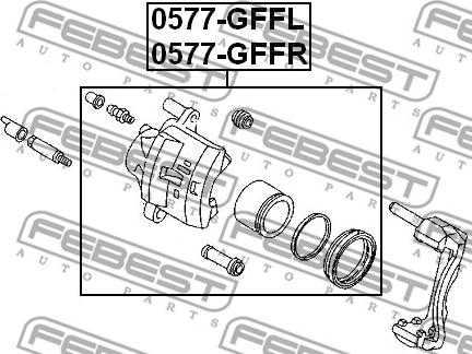 Febest 0577-GFFL - Kočione čeljusti www.molydon.hr