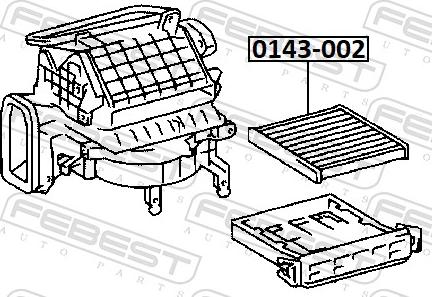 Febest 0143-002 - Filter kabine www.molydon.hr