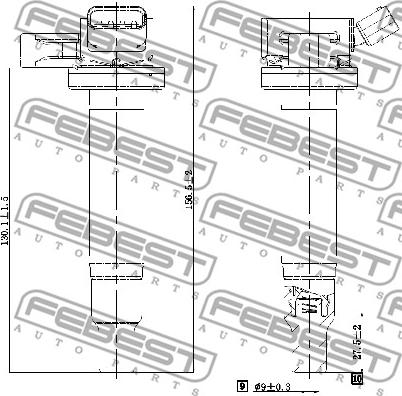 Febest 01640-004 - Indukcioni kalem (bobina) www.molydon.hr