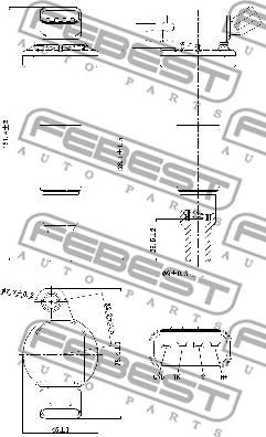 Febest 01640-003 - Indukcioni kalem (bobina) www.molydon.hr