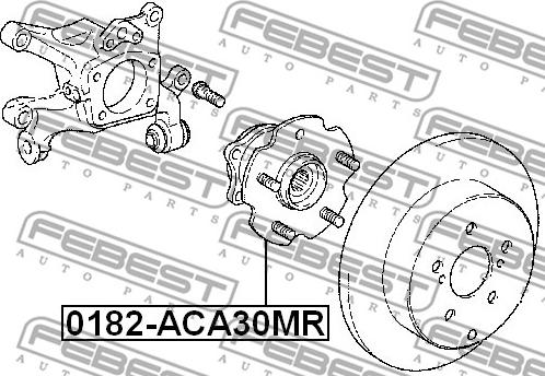 Febest 0182-ACA30MR - Glavčina kotača www.molydon.hr