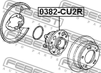 Febest 0382-CU2R - Glavčina kotača www.molydon.hr