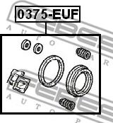 Febest 0375-EUF - Set za popravak, kočione čeljusti www.molydon.hr