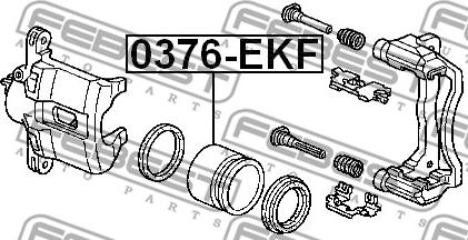 Febest 0376-EKF - Klip, kočione čeljusti www.molydon.hr