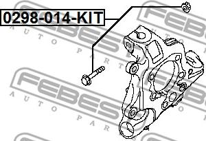 Febest 0298-014-KIT - Vijak za korekciju nagiba www.molydon.hr