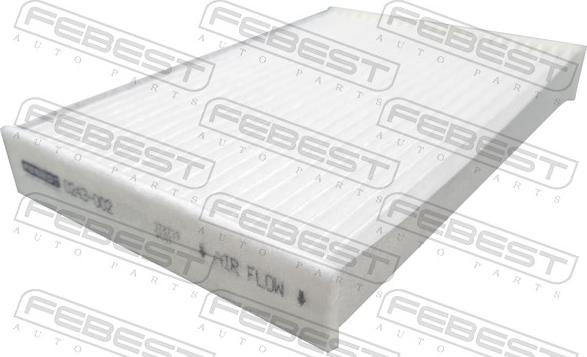 Febest 0243-002 - Filter kabine www.molydon.hr