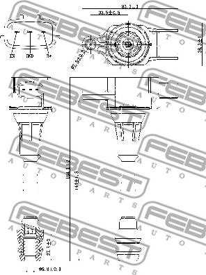 Febest 02640-003 - Indukcioni kalem (bobina) www.molydon.hr