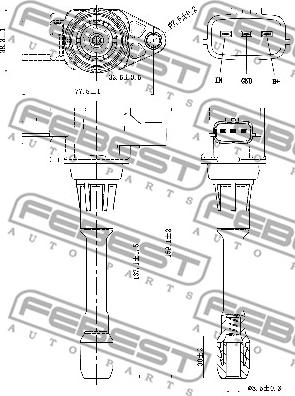 Febest 02640-002 - Indukcioni kalem (bobina) www.molydon.hr