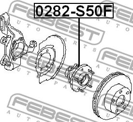 Febest 0282-S50F - Glavčina kotača www.molydon.hr