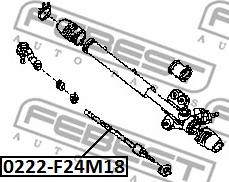 Febest 0222-F24M18 - Aksijalni zglob, poprecna spona www.molydon.hr