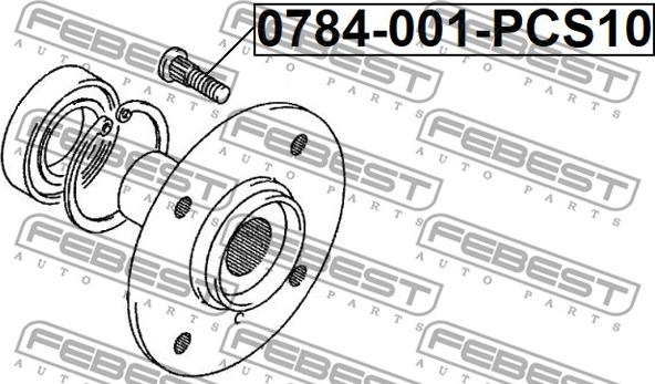 Febest 0784-001-PCS10 - Brezon ( pržonjera) www.molydon.hr