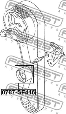 Febest 0787-SF416 - Natezač, zupčasti remen  www.molydon.hr