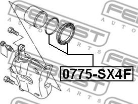 Febest 0775-SX4F - HZN-SU-008F www.molydon.hr