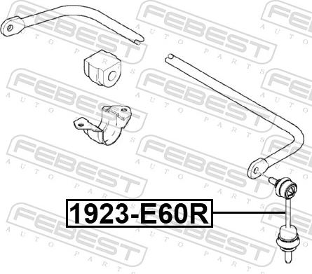 Febest 1923-E60R - Šipka/spona, stabilizator www.molydon.hr