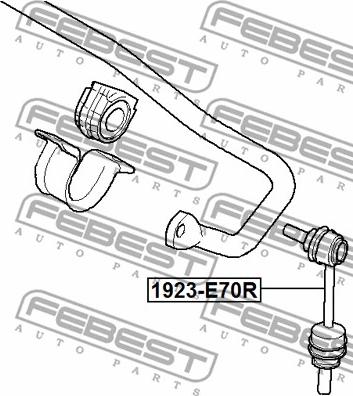 Febest 1923-E70R - Šipka/spona, stabilizator www.molydon.hr