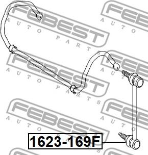 Febest 1623-169F - Šipka/spona, stabilizator www.molydon.hr