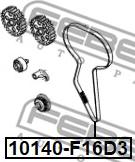 Febest 10140-F16D3 - Zupčasti remen  www.molydon.hr