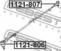 Febest 1121-806 - Kraj spone, kuglasti zglob www.molydon.hr