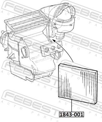 Febest 1843-001 - Filter kabine www.molydon.hr