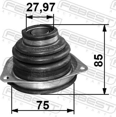 Febest 1815-VIVARLH-KIT - Manžeta, Pogonska osovina www.molydon.hr