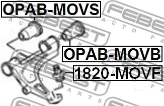 Febest 1820-MOVF - OPEL MOVANO-A 99-10 /FRONT, LOWER/ www.molydon.hr