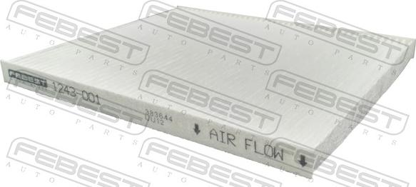 Febest 1243-001 - Filter kabine www.molydon.hr