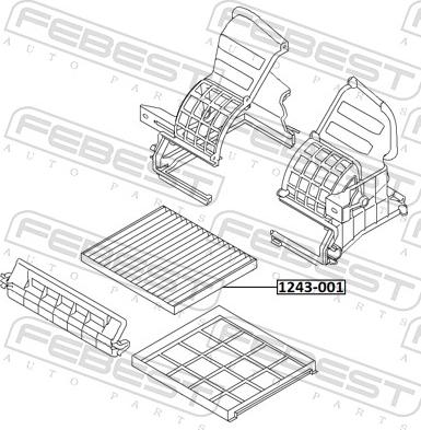 Febest 1243-001 - Filter kabine www.molydon.hr