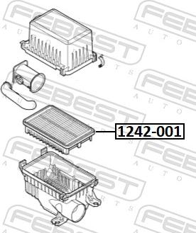 Febest 1242-001 - Filter za zrak www.molydon.hr