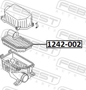 Febest 1242-002 - Filter za zrak www.molydon.hr