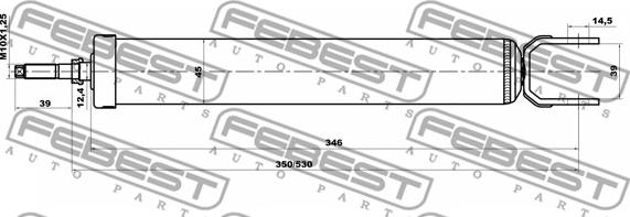 Febest 12650915R - Amortizer www.molydon.hr