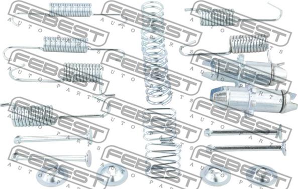 Febest 1204-TUC4WDR-KIT - Komplet pribora, kočione papuce rucne kočnice www.molydon.hr