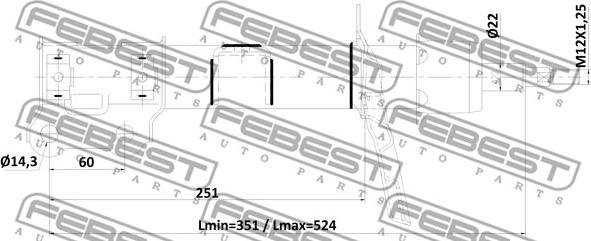 Febest 12110-010FR - Amortizer www.molydon.hr