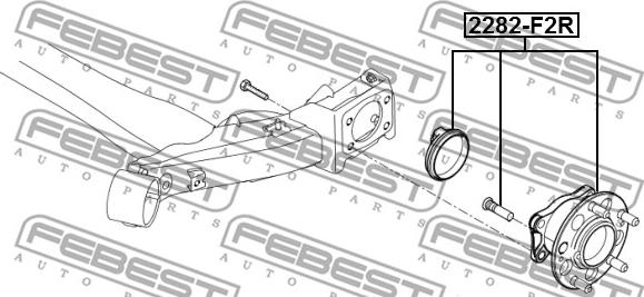 Febest 1282-F2R - Glavčina kotača www.molydon.hr