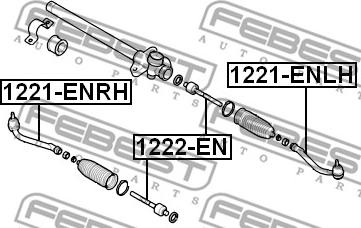 Febest 1221-ENLH - Kraj spone, kuglasti zglob www.molydon.hr