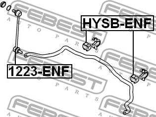 Febest 1223-ENF - Šipka/spona, stabilizator www.molydon.hr