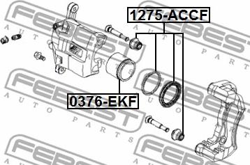 Febest 1275-ACCF - Set za popravak, kočione čeljusti www.molydon.hr