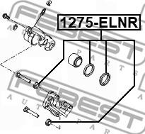 Febest 1275-ELNR - Set za popravak, kočione čeljusti www.molydon.hr