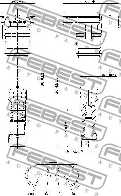 Febest 17640-002 - Indukcioni kalem (bobina) www.molydon.hr