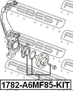 Febest 1782-A6MF85-KIT - Glavčina kotača www.molydon.hr