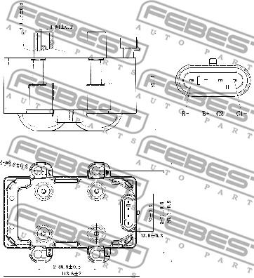 Febest 24640-002 - Indukcioni kalem (bobina) www.molydon.hr