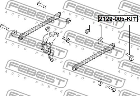 Febest 2129-005-KIT - Vijak za korekciju nagiba www.molydon.hr