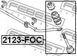 Febest 2123-FOC - Šipka/spona, stabilizator www.molydon.hr