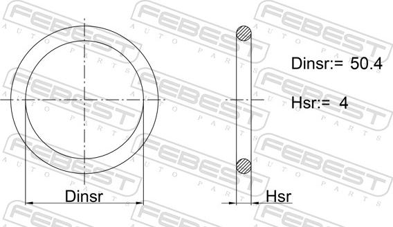 Febest 23400-025 - Brtva, termostat www.molydon.hr