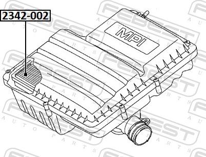 Febest 2342-002 - Filter za zrak www.molydon.hr